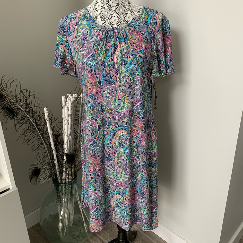 Tommy Hilfiger Multicolor Paisley Dress